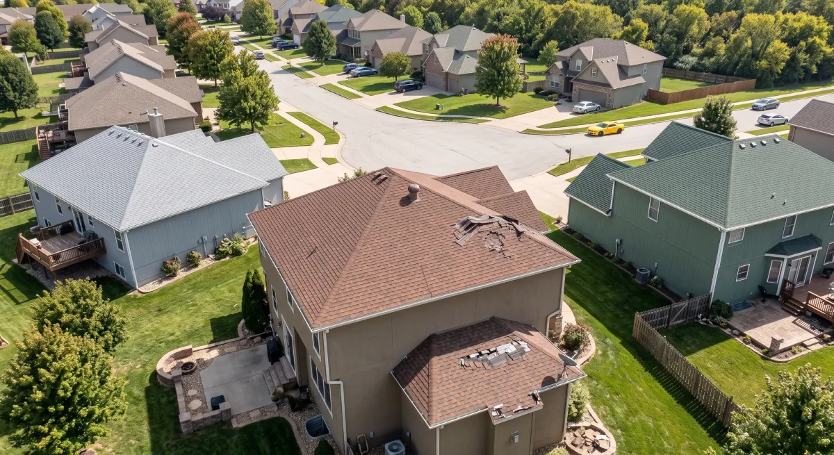 Wind storm roof restoration Lexington KY